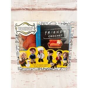 FRIENDS Crochet Kit Includes Everything To Make Orange Couch & Turkey